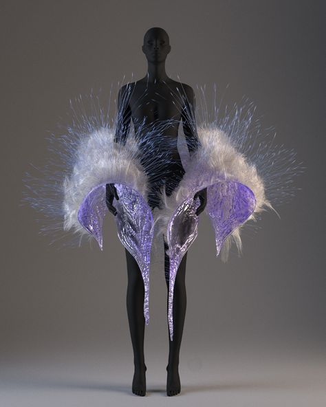 Tree Of Souls, No Ordinary Girl, The Avatar, Conceptual Fashion, Iris Van Herpen, Avatar World, Weird Fashion, Virtual Fashion, Fashion Inspiration Design