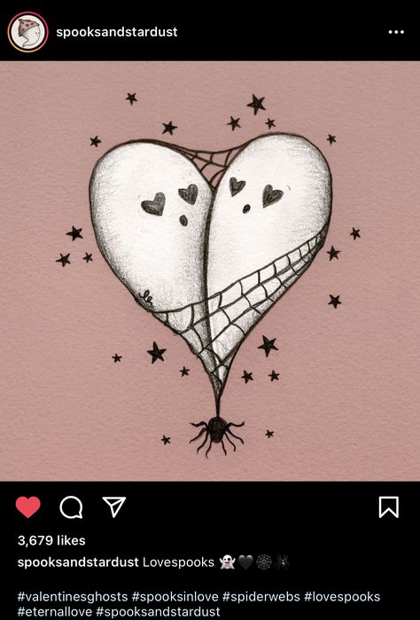 Halloween Love Letter Ideas, Spooky Love Drawings, Halloween Love Drawings, Spooky Love Quotes, Spooky Valentines, Note Inspiration, Hippie Drawing, Spooky Characters, Sketchbook Diary