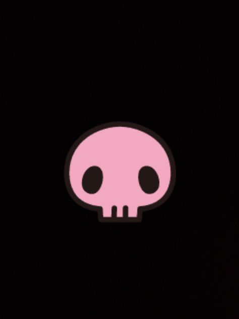 Kuromi Skull Icon, Kuromi And Venom, Kuromi Skull, Kuromi Face, Kuromi Icon, Jean Designs, Skull Icon, Skull Cookies, Skull Nails