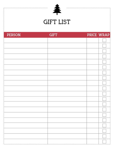 Free Printable Christmas List Template {Gift List}. Christmas gift tracker. Organize and track your Holiday present purchases and budget. #papertraildesign #Christmas #Christmasbudget #Christmasgiftlist Christmas Shopping List Printable, Printable Christmas List, Christmas List Printable, Christmas List Template, Gift List Printable, Shopping List Template, Gift Tracker, Christmas Shopping List, Free Christmas Gifts