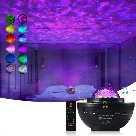 Galaxy Light, Dorm Design, Unique Night Lights, Creative Iphone Case, Galaxy Projector, Starry Lights, Luxury Room Bedroom, Galaxy Lights, Star Night