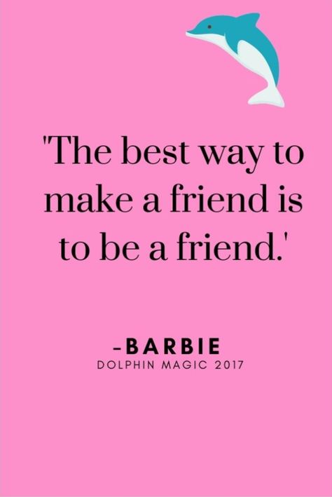 Barbie Motivational Quotes, Barbie Life In The Dreamhouse Quotes, Barbie Quotes Aesthetic, Barbie Quotes Inspirational, Barbie Affirmations, Barbie Party Decorations, Barbie Quotes, Barbie Art, Res Life