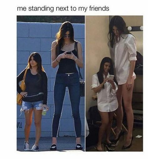 19 Things That Happen To Tall Girls All The Time Short People Memes, Girl Problems Funny, Short Memes, Tall People Problems, Short People Problems, Short Girl Problems, Tall Friends, Tall Girl Problems, People Problems