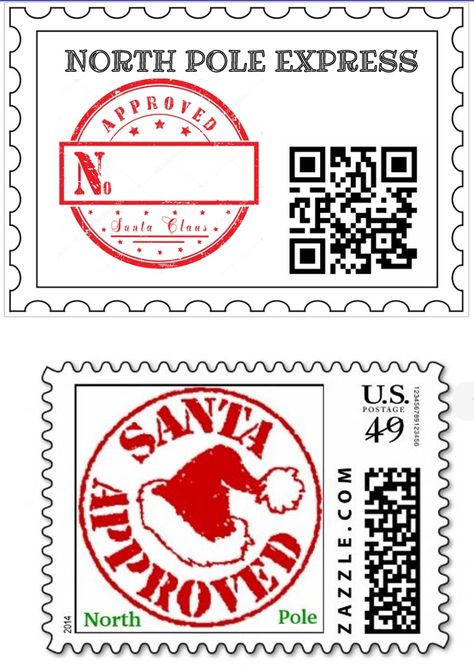 North Pole Stamp, Elf Report Card, Elf Ideas Easy, Santa Letter Template, Letters To Santa, Awesome Elf On The Shelf Ideas, Elf Activities, Xmas Elf, Elf Antics