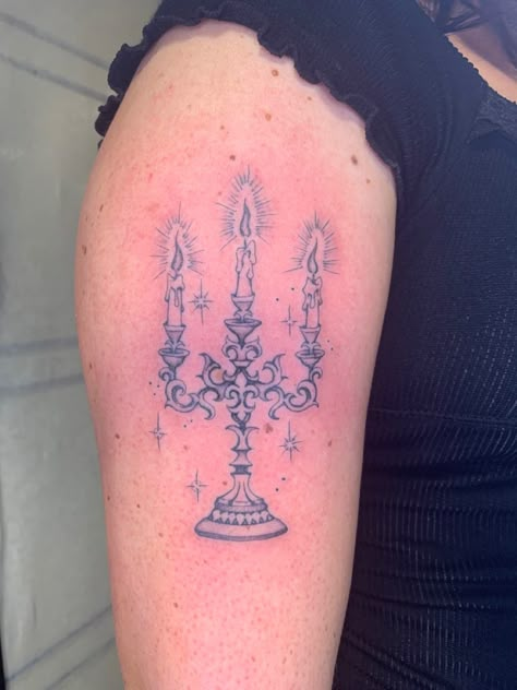 Candle Stick Tattoo, Candelabra Tattoo, Candlestick Tattoo, Candles Tattoo, Chandelier Tattoo, Lamp Tattoo, Stick Tattoo, Candle Tattoo, Torso Tattoos