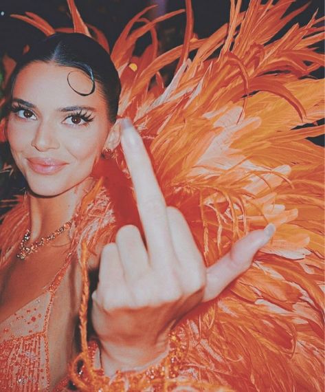 Kendall Jenner, A Woman, Orange