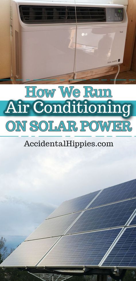 Solar Off Grid System, Solar Power Off Grid, Off Grid Air Conditioning, Off Grid Power How To Build, Off Grid Solar System Diy, Solar Cabin Off Grid, Off Grid Ac, Solar Ac Unit, Off Grid Living Self Sufficient Solar Power