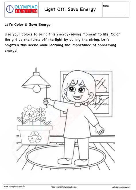 Light Energy Worksheet, Coloring Worksheets For Kindergarten, Kindergarten Coloring, Coloring Worksheet, Worksheet For Kids, Light Energy, Color Worksheets, Worksheets For Kids, The Light