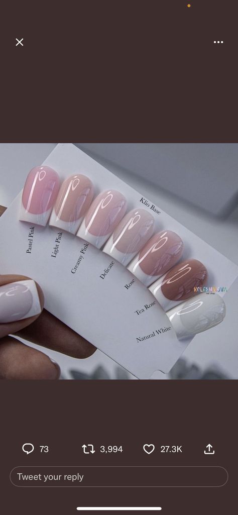 Pink French Nails, Light Pink Nails, Glamour Nails, French Tip Acrylic Nails, Pink French, Short Square Acrylic Nails, Nail Art Designs Videos, Tip Nails, Neutral Nails