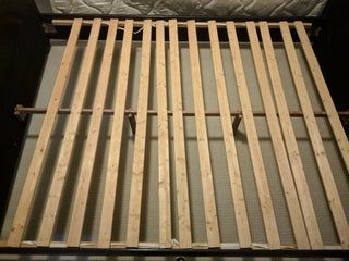 Bed Slats Improvement : 3 Steps (with Pictures) - Instructables Bed Slats Diy, Cedar Boards, Built In Bed, Bed Rails, Bed Slats, Bad Design, Fabric Strips, Diy Bed, Wood Glue