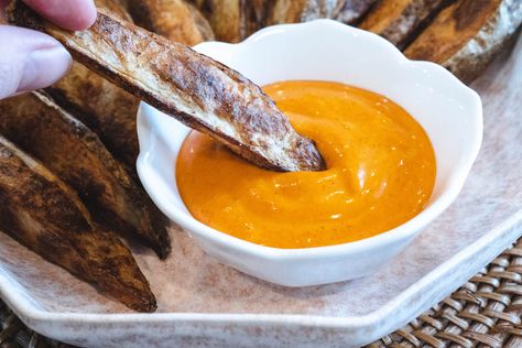 Gochujang Mayo Recipe - Carving A Journey Gochujang Mayo, Red Pepper Paste, Mayo Recipe, Mayo Sauce, Pepper Paste, Korean Cooking, Vegetarian Chili, Chili Paste, Steak Fries