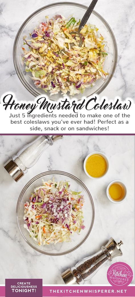 Mustard Slaw Recipe, Sweet And Spicy Coleslaw, Honey Mustard Slaw, Honey Mustard Coleslaw, Mustard Coleslaw, Sweet Coleslaw Recipe, Mustard Slaw, Best Coleslaw, Mustard Cabbage