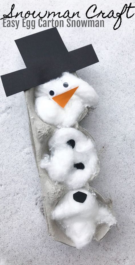 Egg Carton Snowman, Snowman Crafts For Kids, Book And Craft, Upcycled Books Crafts, Crafts Snowman, Arts And Crafts Interiors, Snowman Craft, Arts And Crafts For Adults, Arts And Crafts For Teens