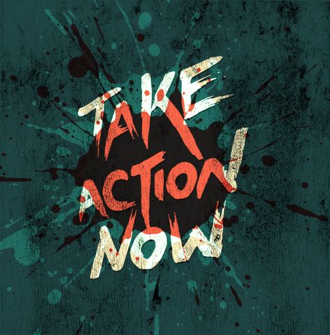 Action Typography, Cmyk Design, Creative Typography, Calligraphy Letters, Take Action, Fall 2024, Calligraphy, Typography, Neon Signs