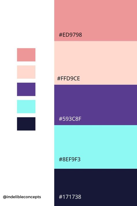 Dark Purple Color Palette, Pink And Blue Color Palette, Purple Color Palette, Dark Purple Color, Dark Color Palette, Purple Color Palettes, Color Schemes Colour Palettes, Blue Pastel, Blue Colour Palette