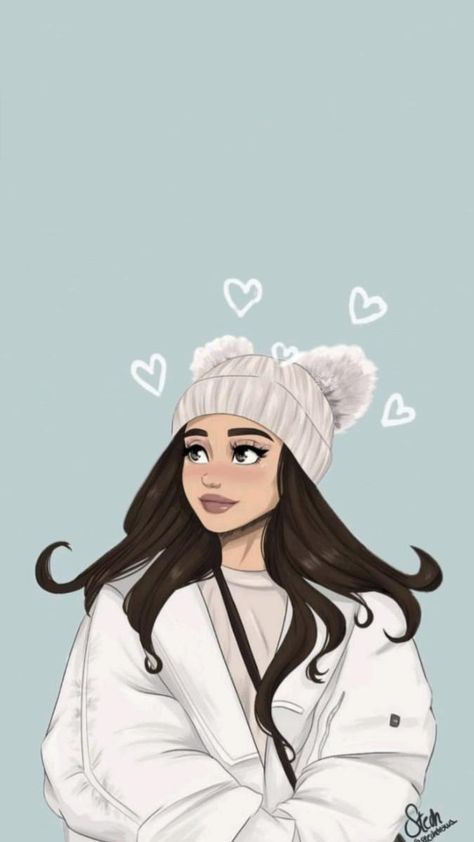 Ariana Grande Anime, Ariana Grande Drawings, Best Friends Cartoon, Ariana Grande Cute, Ariana Grande Wallpaper, Girly Drawings, Pinturas Disney, Disney Princess Art