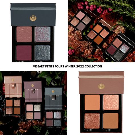 Viseart Petits Fours Winter 2022 Collection Viseart Palette, Makeup News, Latest Makeup, Winter 2022, Cool Tones, Makeup Trends, Winter Season, The Collection, Sephora