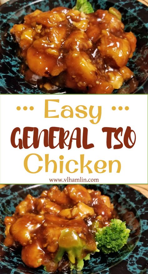 General Chicken Recipe, Tso Chicken Recipe, Easy General Tso Chicken, General Tao Chicken, General Chicken, Poulet General Tao, General Tso's Chicken, Chinese Chicken Recipes, Chicken Food Recipes