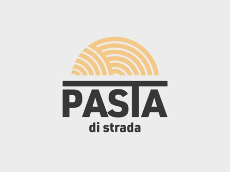 Pasta Restaurant Logo, Noodle Design, Italian Logo, Pasta Brands, Pasta Restaurants, Food Logo Design Inspiration, Typographic Logo Design, Food Logo Design, Restaurant Logo