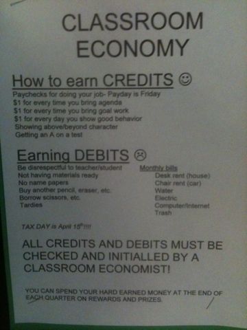 This is a bit expansive but a simple form of this would do well in a classroom. It gives students incentive to behave. Classroom Currency Reward System, Classroom Dollars, Classroom Currency, Classroom Economy System, Student Accountability, Class Economy, Student Incentives, Accounting Classes, Classroom Economy