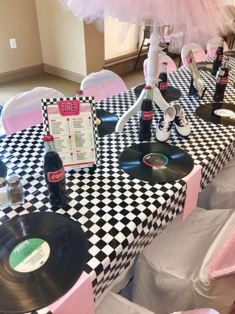 Grease Themed Bachelorette Party, Grease Bachelorette Party, Oldies Party Theme, Grease Movie Party Ideas, Grease Party Theme, Grease Aesthetics, Middle School Dance Themes, November Party, Grease Themed Parties