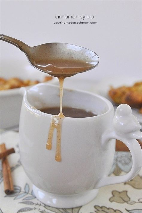 You are going to want to pour this cinnamon syrup on everything! It's that good!! It only needs 5 ingredients and is ready in minutes. Syrup For Pancakes, Ice Cream Sauce, Cinnamon Syrup, Cinnamon Pancakes, Jalapeno Recipes, Pancake Syrup, Homemade Syrup, Breakfast Breads, Sweet Breakfast