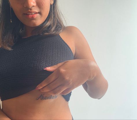 Rough translation of bitch in malayalam, used in a form of self empowerment. Usually used on women who speak up about issues. Malayalam Tattoo, Small Rib Cage, Rib Cage Tattoo, Cage Tattoo, Cage Tattoos, Ribcage Tattoo, Self Empowerment, Rib Cage, Triangle Tattoo