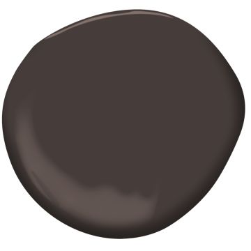 Black Bean Soup 2130-10 | Benjamin Moore For Stair Railing (instead of staining as seen on Darcus Design Inc) Zyla Palette, Cream Paint Colors, House Colours, Paint Inspo, Door Colors, Bedroom Redo, Cream Paint, Grooming Salon, Benjamin Moore Colors