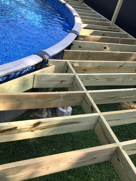 Tips on buying an above ground pool Wood Pool Deck, Oberirdischer Pool, Decks Around Pools, Deck Piscina, Oval Pool, Pool Deck Plans, Cheap Pool, Pool Shade, Best Above Ground Pool