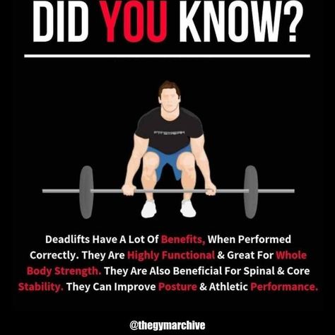 Deadlift Benefits, Effective Workout Plan, Strength Training Routine, Power Training, Improve Your Posture, Effective Exercises, Fitness And Health, Gym Tips, Mental Energy