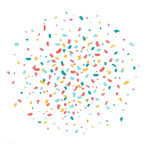 Colorful confetti background explosion vector | free image by rawpixel.com / filmful Confetti Drawing, Confetti Graphic, Confetti Illustration, Sticker Inspiration, Anniversary Poster, Carnival Christmas, Confetti Design, Fireworks Background, Confetti Background