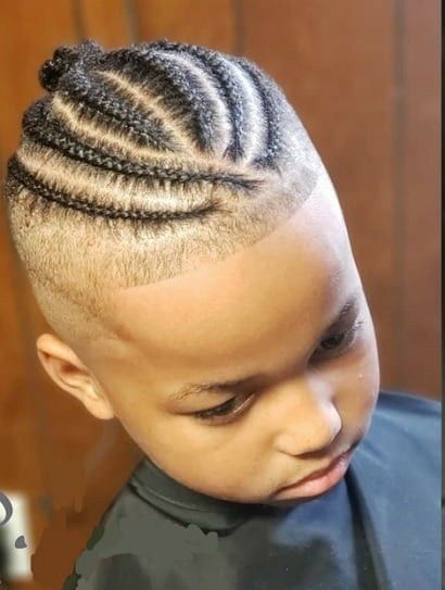 Boys Cornrows With Fade, Braids With Fade Kids, Little Boy Braids, Cornrows For Boys, Boy Braid Styles, Braids With Fade, Short Hair For Boys, Braid Styles For Men, Toddler Boy Haircuts