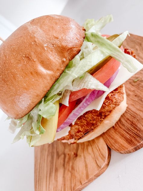 Crispy Chicken Sandwich, Panko Crusted Chicken, Cactus Club, Crispy Chicken Burgers, Crispy Chicken Sandwiches, Homemade Fries, Popular Dishes, Cooking Challenge, Sandwich Ingredients