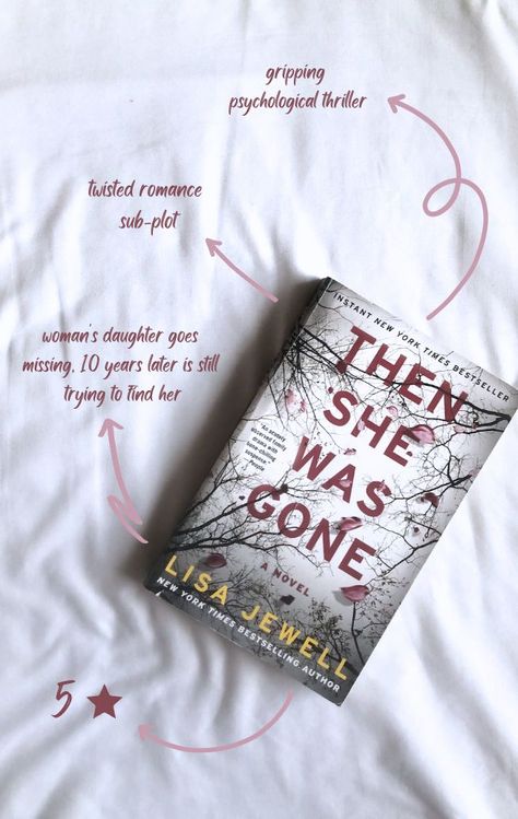 Then She Was Gone Book Aesthetic, Study Girl Aesthetic, Viral Books, Autumn Reads, Then She Was Gone, Lisa Jewell, Romance Booktok, Books Enemies To Lovers, Mafia Love