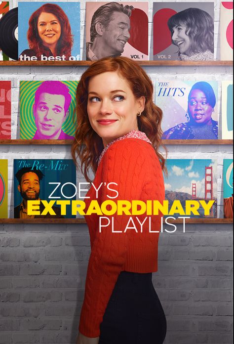 Zoey's Extraordinary Playlist Playlist Poster, Zoey's Extraordinary Playlist, Carly Chaikin, Alex Newell, Mary Steenburgen, Elodie Yung, Peter Gallagher, Jane Levy, Skylar Astin