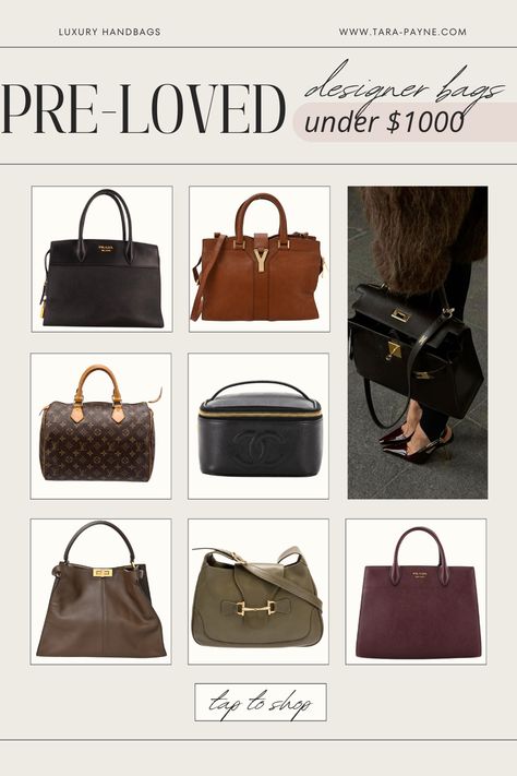 Pre-Loved Designer Bags Under $1000 Luxury Bags With Leather Handles For Daily Use, Luxury Handheld Shoulder Bag For Shopping, Luxury Tote Shoulder Bag With Branded Hardware, Luxury Pre-owned Tote Shoulder Bag, Designer Handbags Louis Vuitton, Luxury Designer Bags, University Bag, Luxury Tote Bag With Gold-tone Hardware, Dream Bag