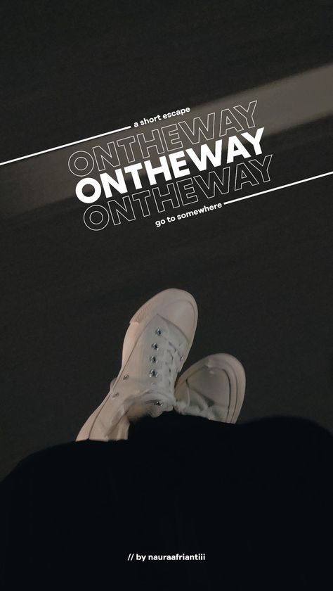 On the way Instagram Story Ideas Creative Design, Ig Story Ideas Template, Typography Design Quotes, Instagram Design Creative, Commuting To Work, Instagram Collage, Instagram Creative Ideas, Instagram Graphic, Instagram Inspiration Posts