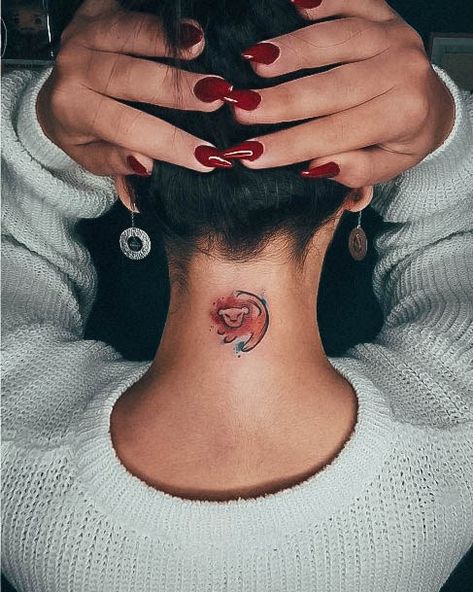 Lion King Tattoos, Lion King Tattoos For Women, Lion King Tattoo Minimalist, Simba Tattoo Lion King, Tattoo Ideas Lion King, Disney Lion King Tattoo, Simba Tattoo, Lion King Tattoo, King Tattoos