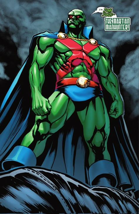 Martin Manhunter, Martian Manhunter Comic, Justice League Animated, Superhero Pictures, Dc Comic Costumes, Batman Poster, Justice League Unlimited, Martian Manhunter, Univers Dc