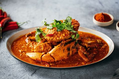 Chili Crab Recipe, Chilli Crab, Chili Crab, Crab Recipe, Crab Dishes, Khmer Food, Miso Paste, Sbs Food, Shrimp Paste