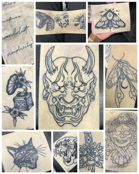 Tattoo Design Portfolio – Sazar's Portfolio Tattoo Apprenticeship Portfolio, Apprenticeship Portfolio, Cover Page Layout, Tattoo Artist Portfolio, Portfolio Cover Page, Learn To Tattoo, Flash Sheets, Tattoo Apprenticeship, Fake Skin