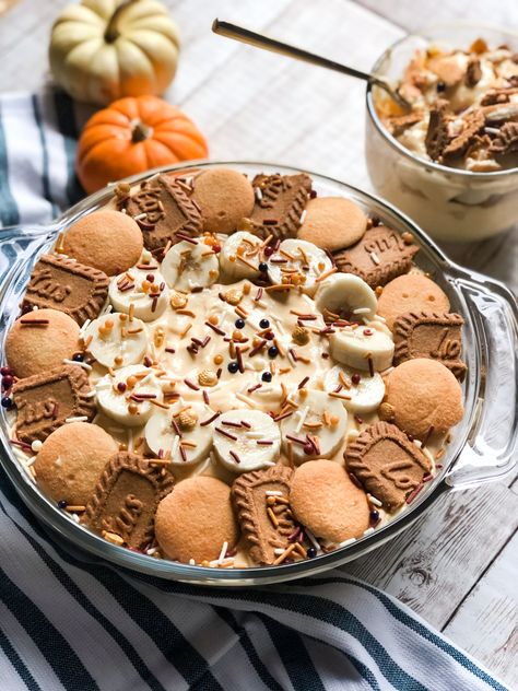 Fall Dessert Party, Pumpkin Dish, Dessert Items, Pumpkin Dishes, Pumpkin Pudding, Pumpkin Banana, Cookies Brownies, Cookie Brownie Bars, Pumpkin Pie Filling