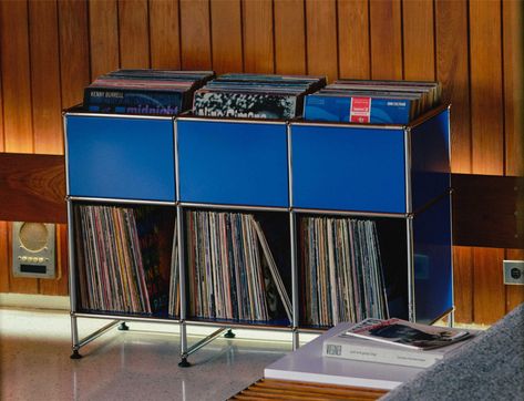 Usm Furniture, House Moodboard, Modular Furniture System, Library Bookcase, Bedside Table Storage, Vinyl Record Storage, Media Unit, Vinyl Storage, Record Storage