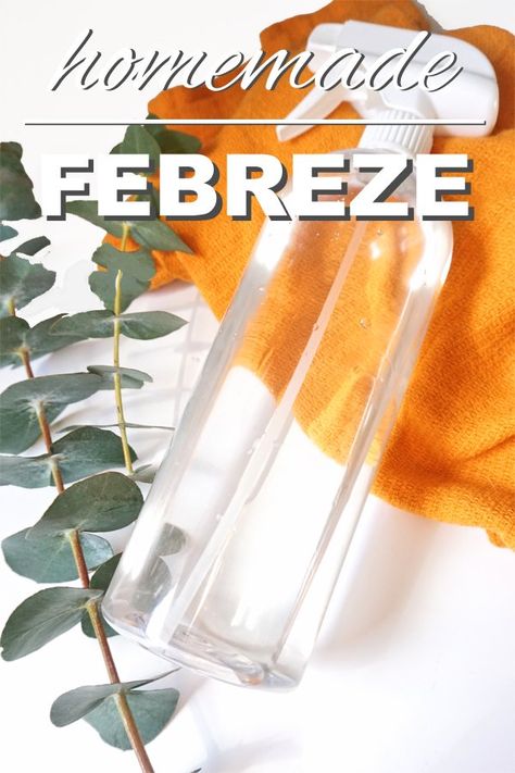 Homemade Febreze - Going Zero Waste Febreze Spray, Homemade Febreze, Bathroom Cleaners, 0 Waste, Zero Waste Cleaning, Diy Zero Waste, Zero Waste Ideas, Floor Cleaners, Waste Free Living