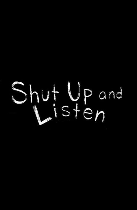 Shut Up Wallpapers, English Typography, You Talk Too Much, Music Backgrounds, More Wallpaper, Love Wallpaper, Shut Up, Listening To Music, Vision Board