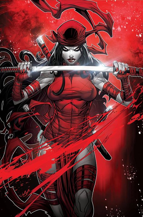 Elektra by Jonboy Meyers Marvel Elektra, Daredevil Elektra, Elektra Natchios, Marvel Knights, Matt Murdock, White Blood, Marvel Daredevil, Marvel Comic Universe, Fantasy Comics