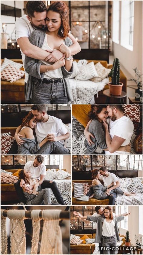 Lifestyle Photography Couples, Shooting Couple, Home Photo Shoots, Romantic Couples Photography, Couple Picture Poses, Wedding Couple Poses, Engagement Photo Poses, Wedding Photos Poses, Couple Photoshoot Poses