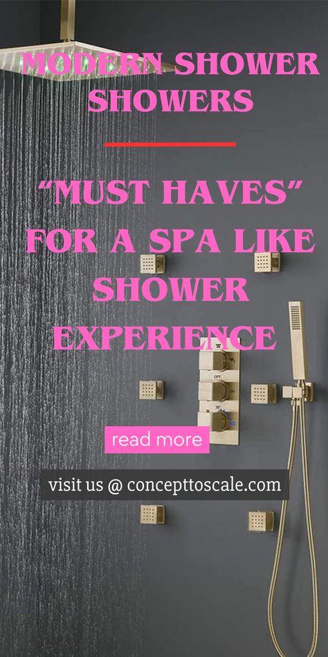 Step into a world of luxurious showering with our Thermostatic Shower Controls! 🌊 Explore modern shower systems that offer an amazing array of showerheads, handhelds, shower jets, and rainheads. Transform your daily bathroom rituals into a spa-like experience. Dive into the ultimate relaxation. Save for Later! 📌 Shower Faucet Ideas, Spa Shower Ideas, Shower Renovation, Shower Jets, Dream Shower, Walk In Showers, Shower Controls, Spa Shower, Digital Showers