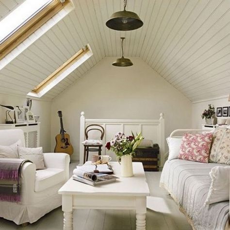 10 Vintage Attic designs to Achieve Right Away<span class="wtr-time-wrap after-title"><span class="wtr-time-number">2</span> min read</span> Attic Nursery, Small Attic Bedroom, Small Attic Room, Attic Decor, Design Ložnic, Cozy Attic, Attic Office, Attic Lighting, Finished Attic