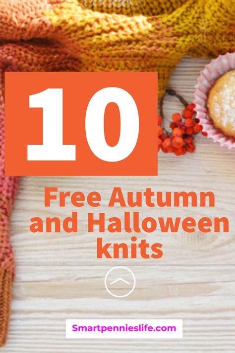 If you are looking for some FREE autumn or fall knitting patterns check out this post includes pumpkins, knitted blanket patterns, wreaths, and more #autumn #knitting #pattern Knitted Autumn Decorations, Free Autumn Knitting Patterns, Knit Halloween Patterns, Autumn Knitting Patterns Free, Autumn Knitting Patterns, Fall Knitting Projects, Pumpkins Knitted, Halloween Knitting Patterns Free, Knitted Blanket Patterns